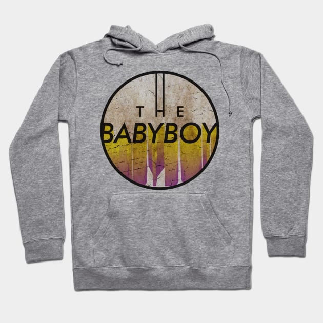 THE BABYBOY - VINTAGE YELLOW CIRCLE Hoodie by GLOBALARTWORD